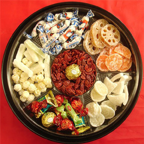 Khay bánh mứt 6 ngăn của người Trung Quốc 