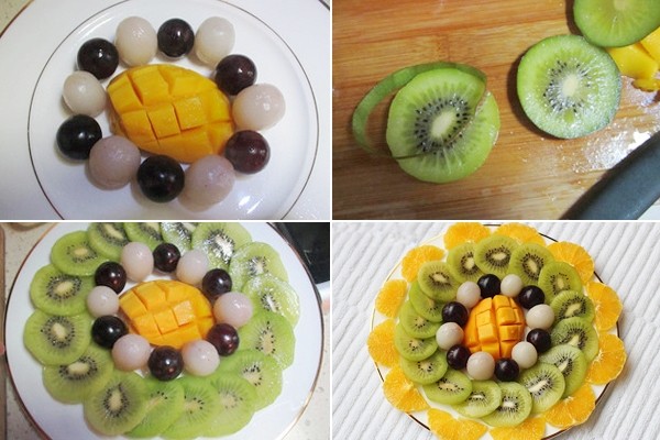 Trang trí đĩa trái cây