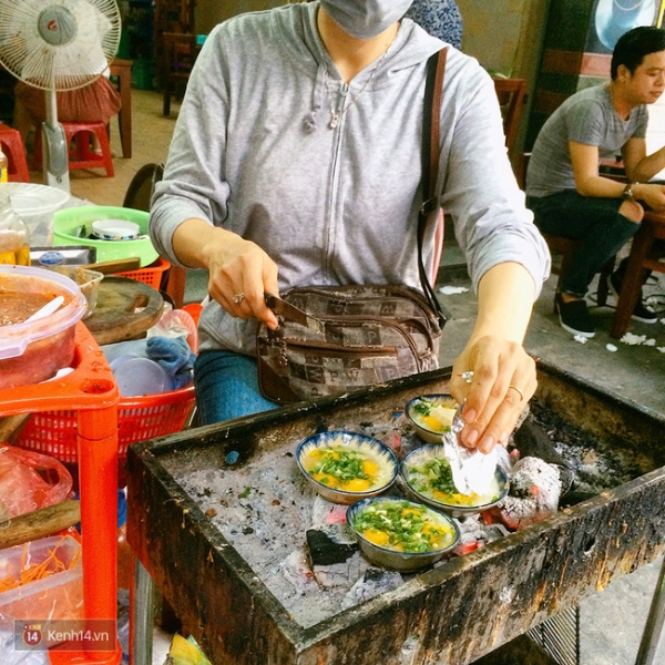 Trứng cút đút than với phô mai 3