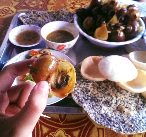 Quán ốc chiên