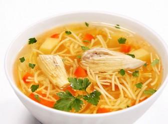 súp mì trứng