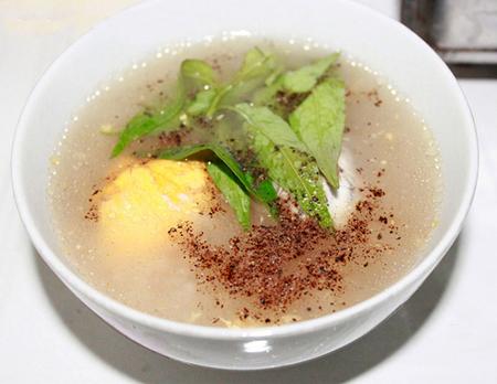 Món ngon cho người ốm: Cháo trứng lộn cháo trứng lộn
