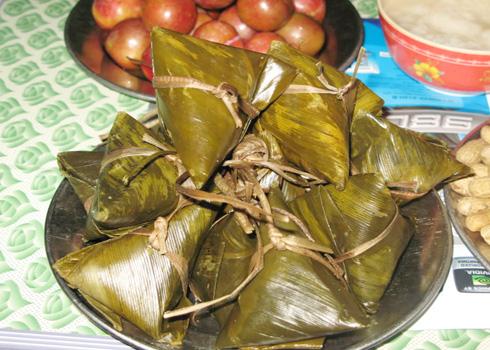 Bánh ú lá dừa, món ăn thường thấy trong các gia đình miền Tây vào dịp Tết Đoan ngọ. Ảnh: 360blog.