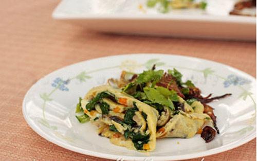 Ăn tối thật ngon với món mới từ trứng, Ẩm thực, Am thuc, mon ngon, mon ngon de lam, trung chien, rau cu