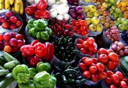 Nhìn từ loại rau, tỉ lệ thuốc trừ sâu trong hoa quả, rau xanh và các loại đỗ là cao nhất.