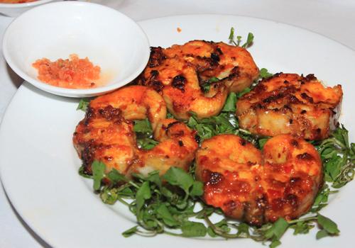 cá lăng nướng