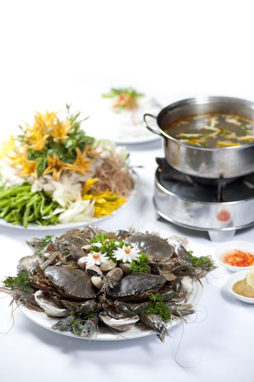 Lẩu cua hải sản